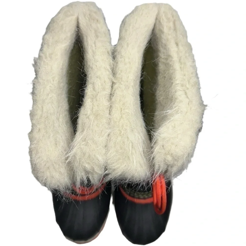 SOREL Women’s Size 7 Black Winter Carnival Fauc Fur Snow Boots Model 1516801011
